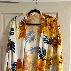 LuLaRoe Sarah Floral Cardigan
